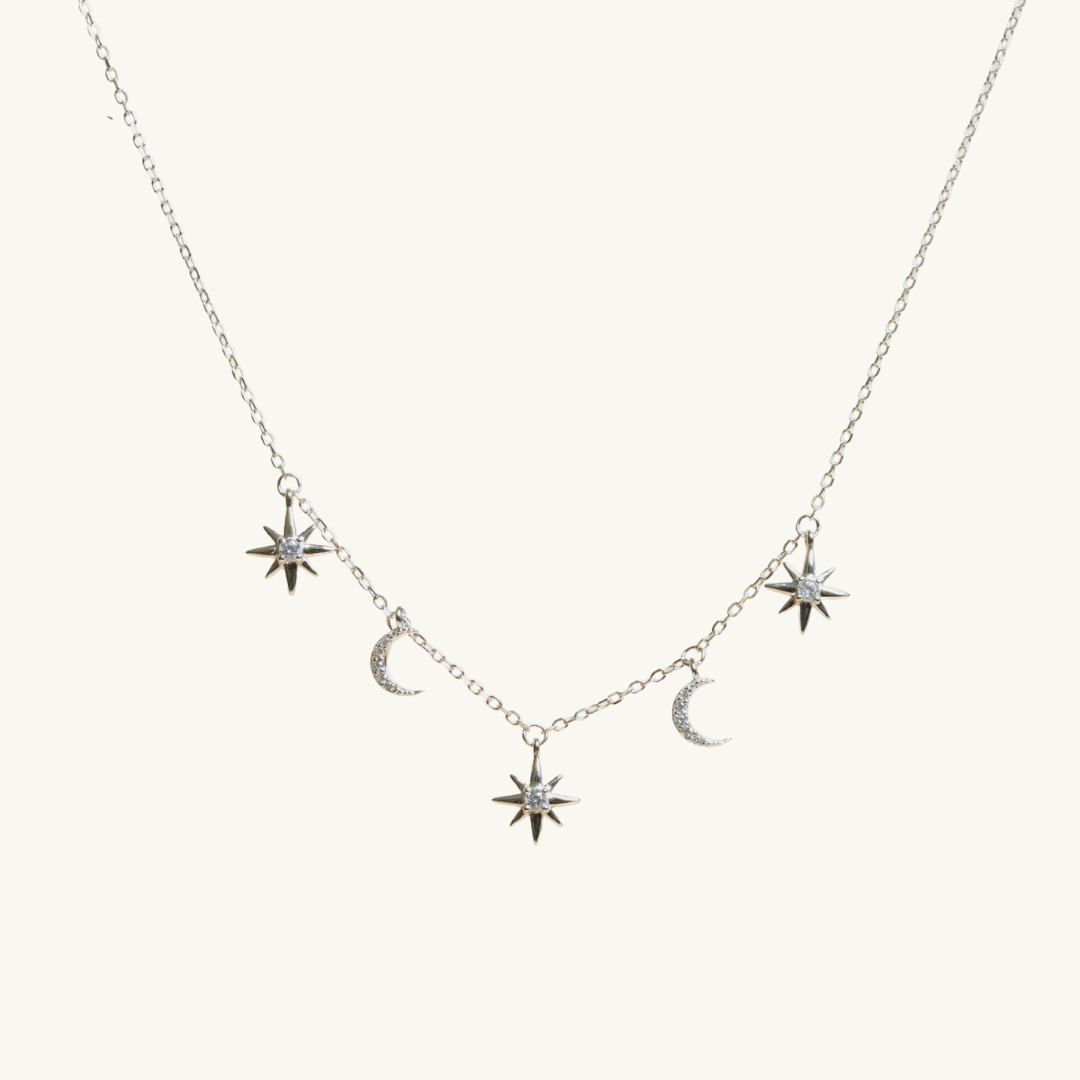 Moon & Stars Constellation Necklace