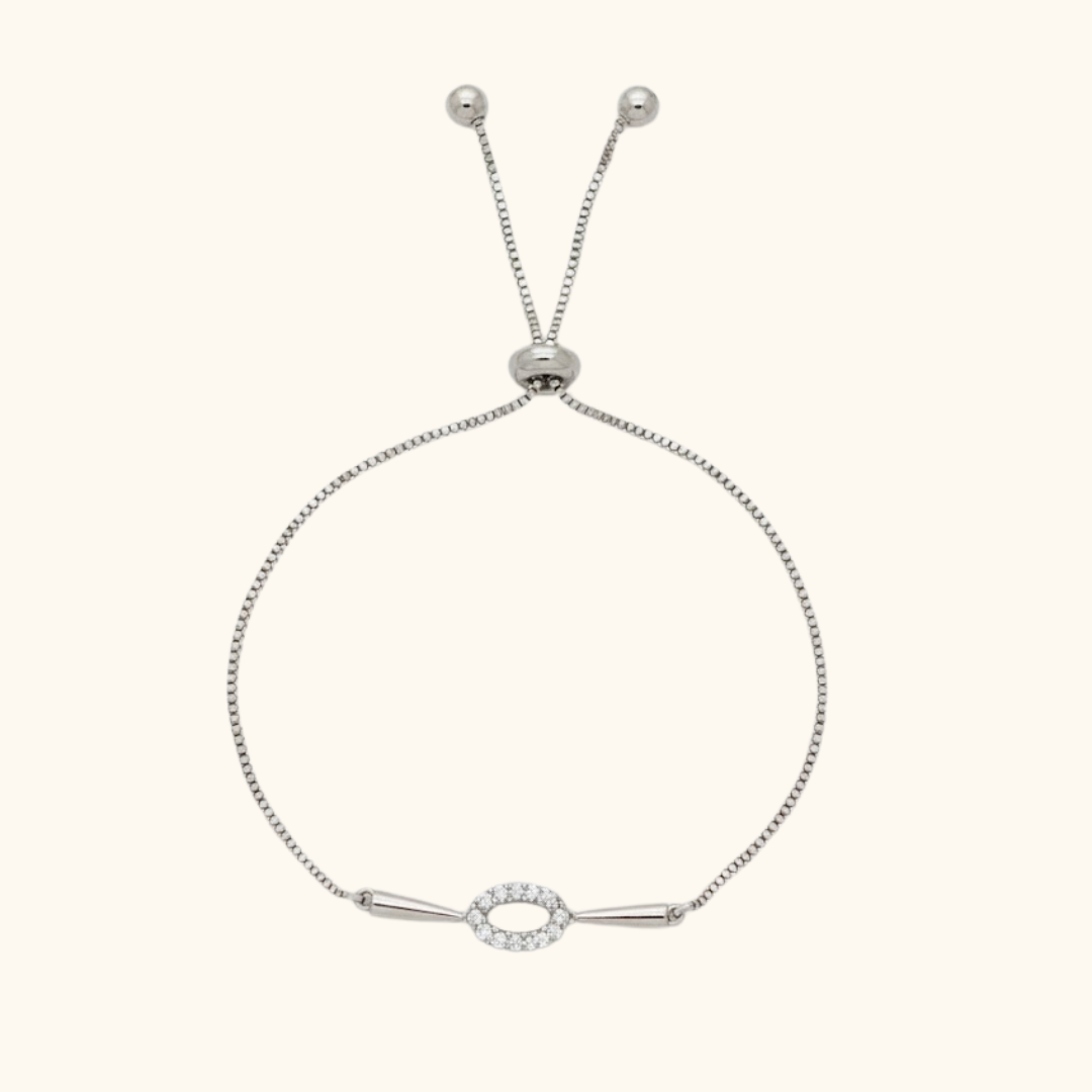 Minimal Oval Bracelet