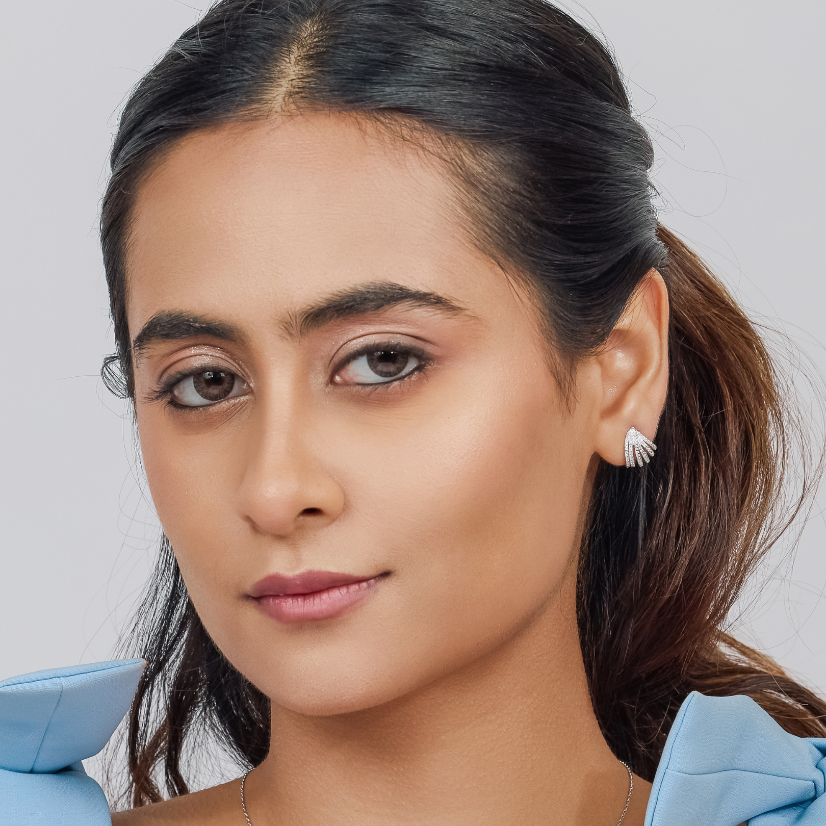 Stone Cuff Earrings