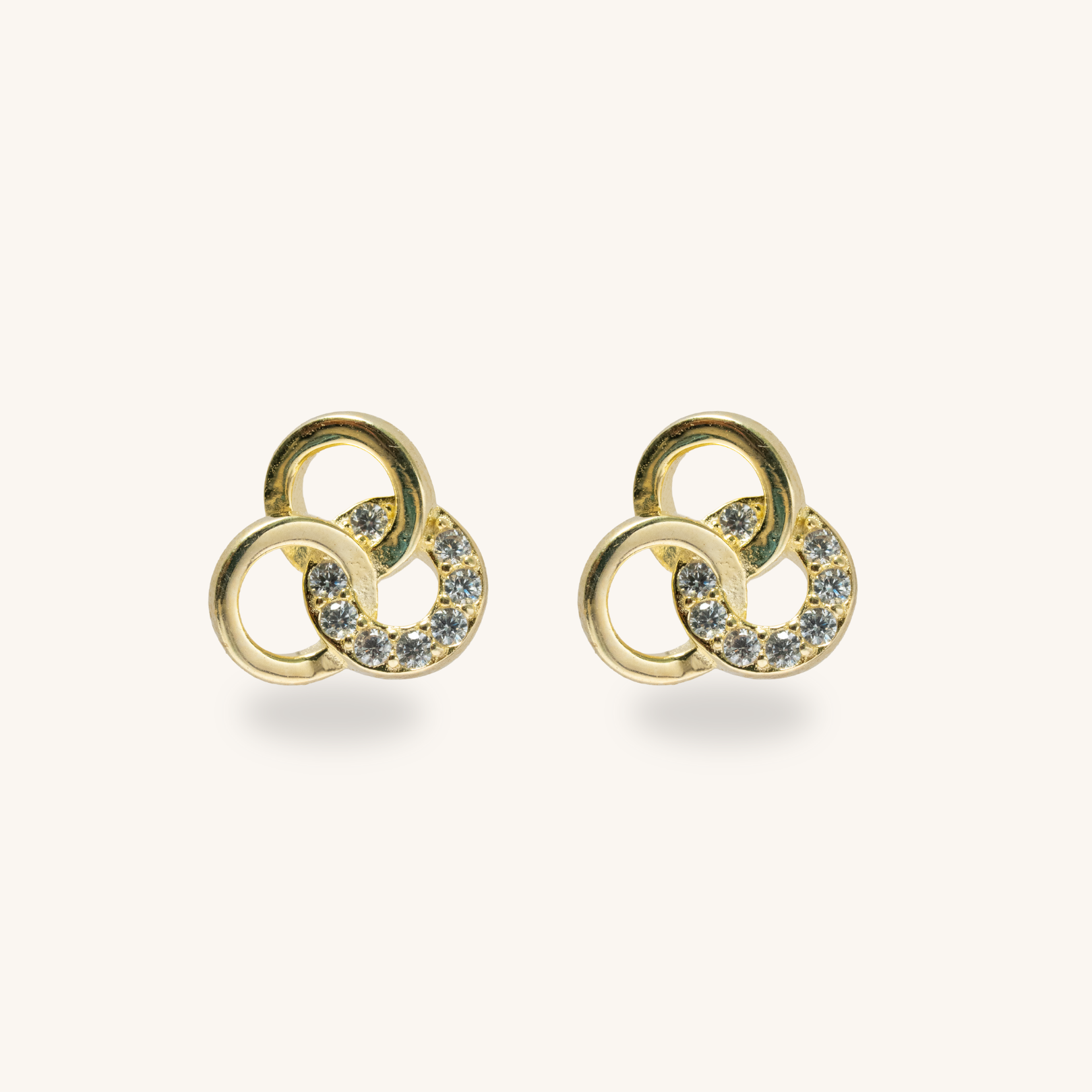 Interlock Sparkle Earrings