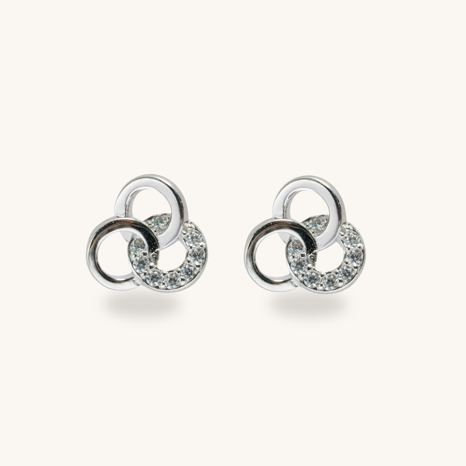 Interlock Sparkle Earrings