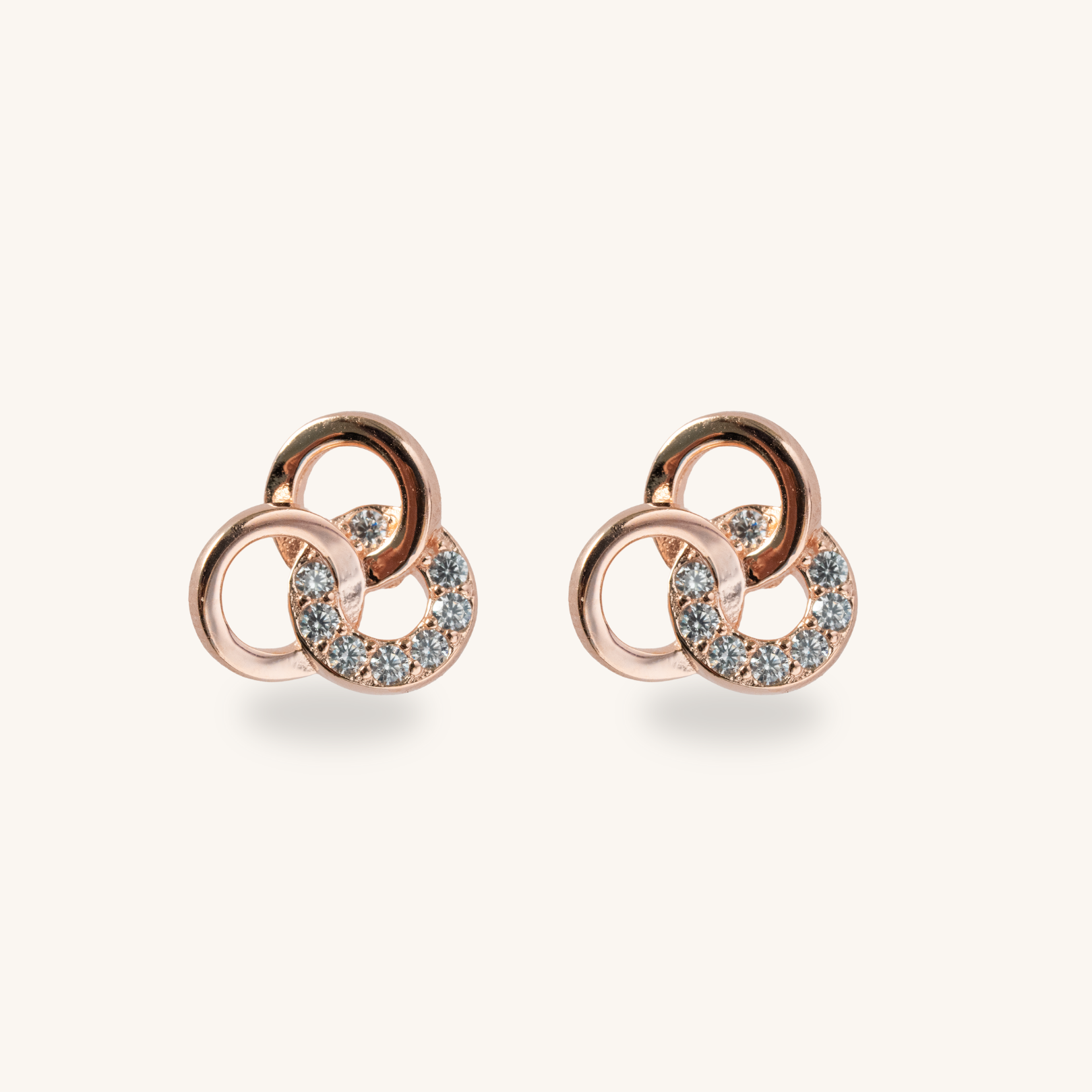 Interlock Sparkle Earrings