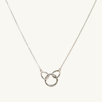 Three Interlock Loop Necklace