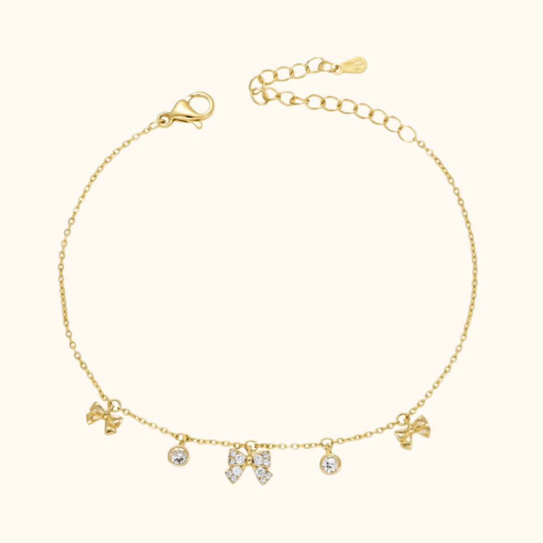 Bow Charm Bracelet