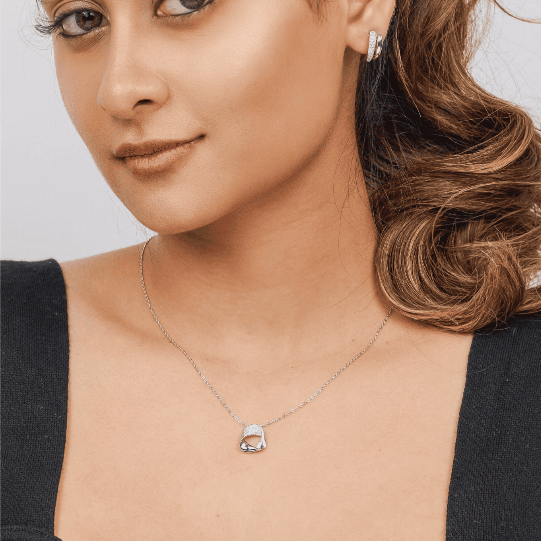 Trapezium Stone Necklace