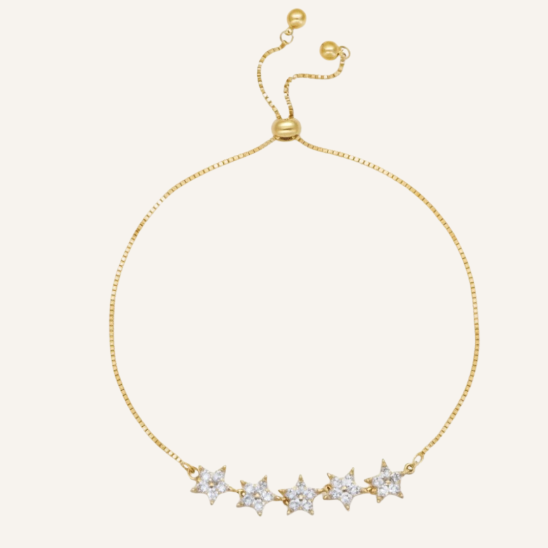 Adjustable Star Sparkle Bracelet