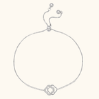 Adjustable Flower Link Bracelet