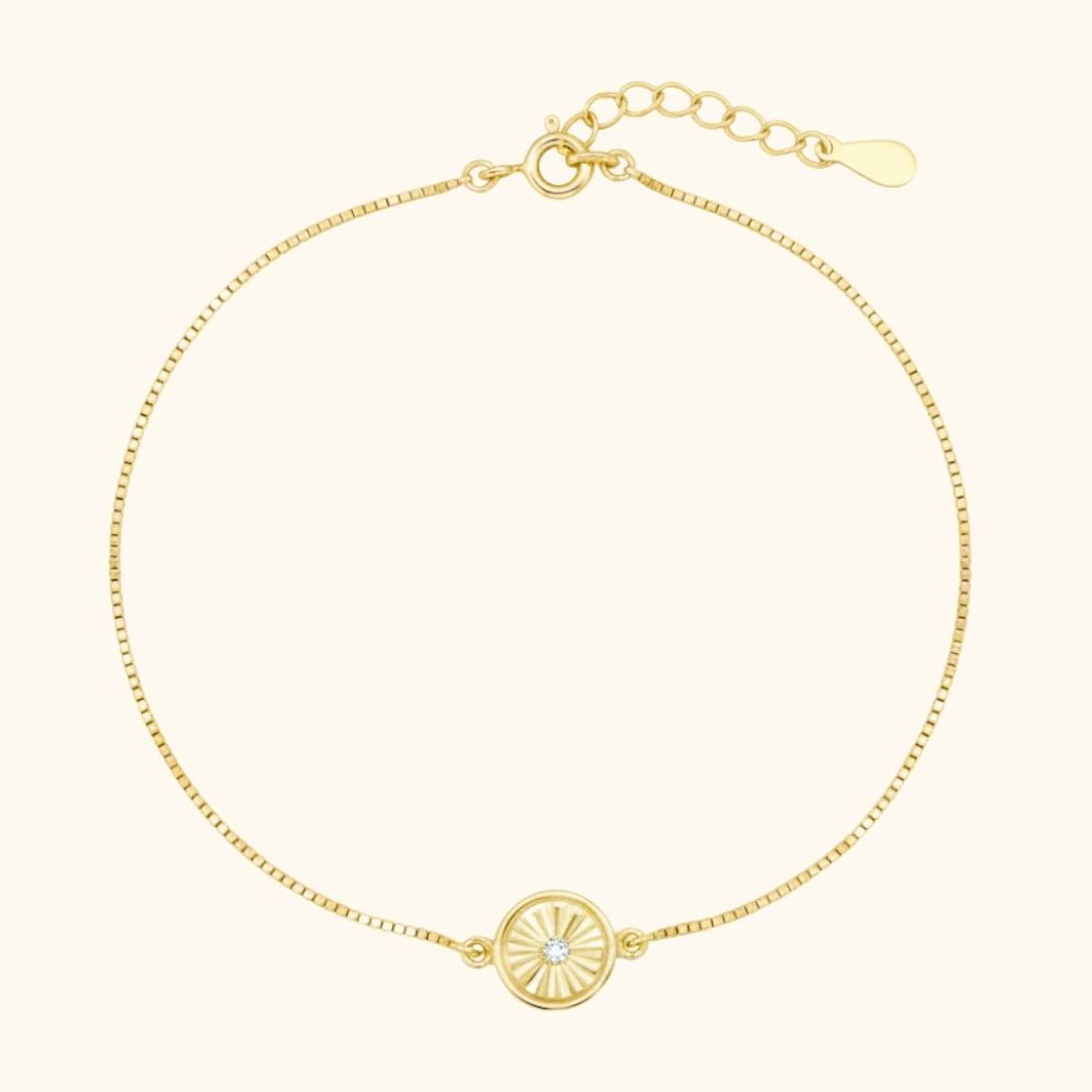 Adjustable Sun Burst Bracelet