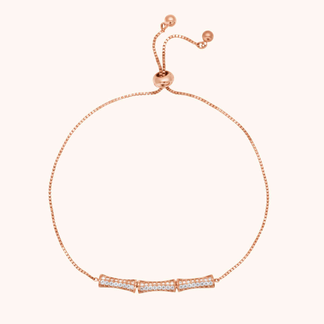 Adjustable Trio Bar Bracelet