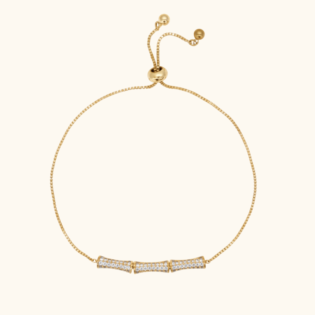 Adjustable Trio Bar Bracelet