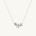 Blooming Flower Trio Necklace