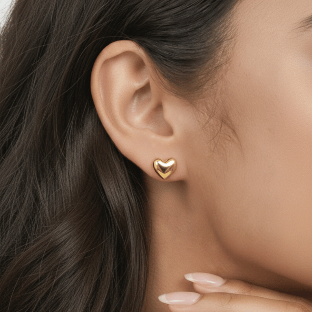 Bold Heart Earrings