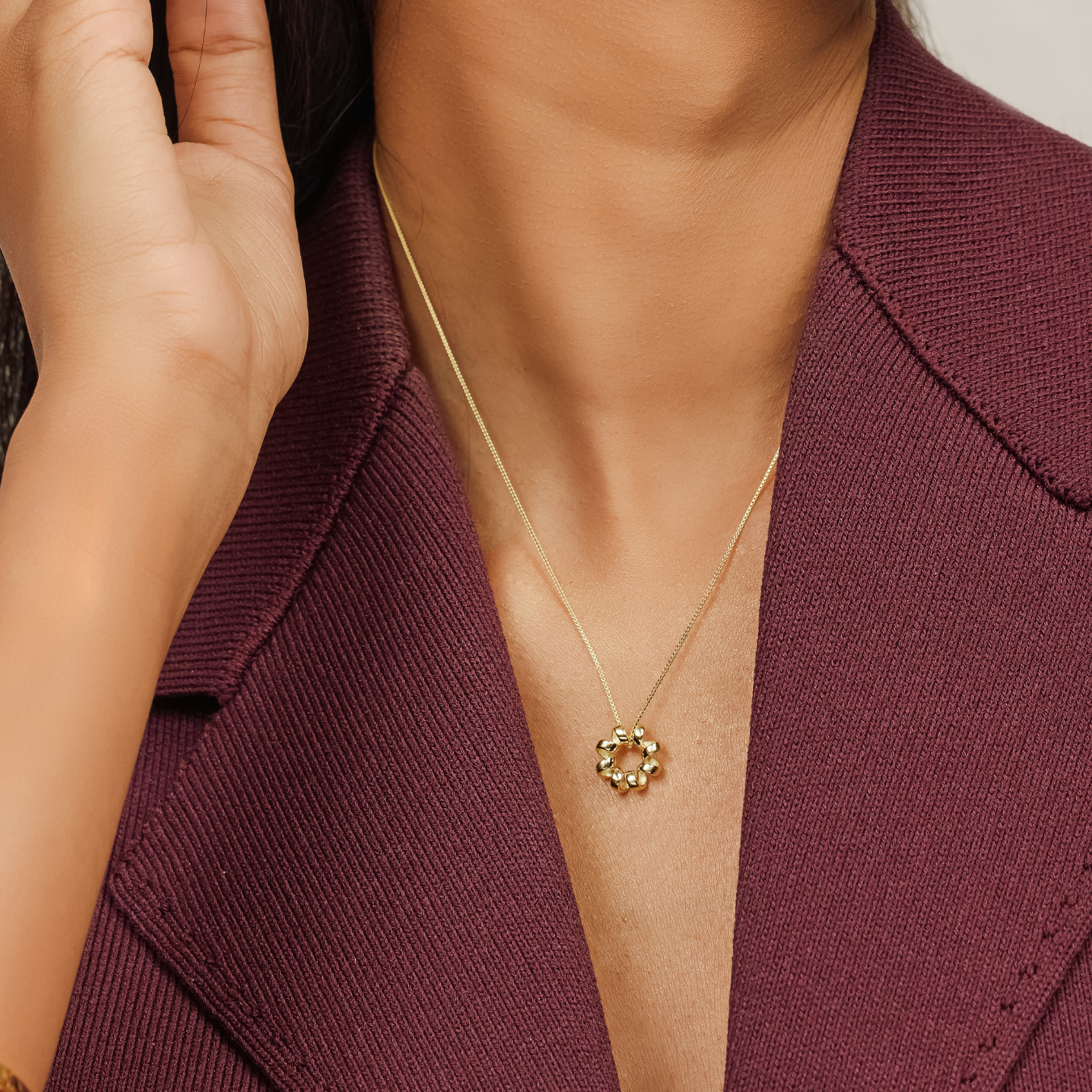 Chic Round Charm Necklace