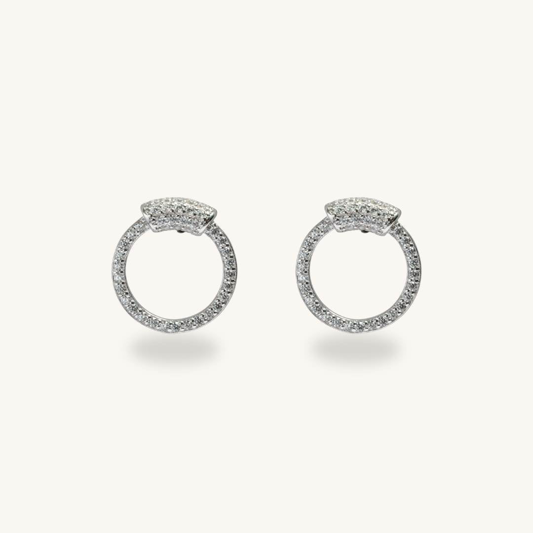 Circle Stone Stud