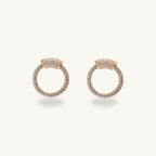 Circle Stone Stud