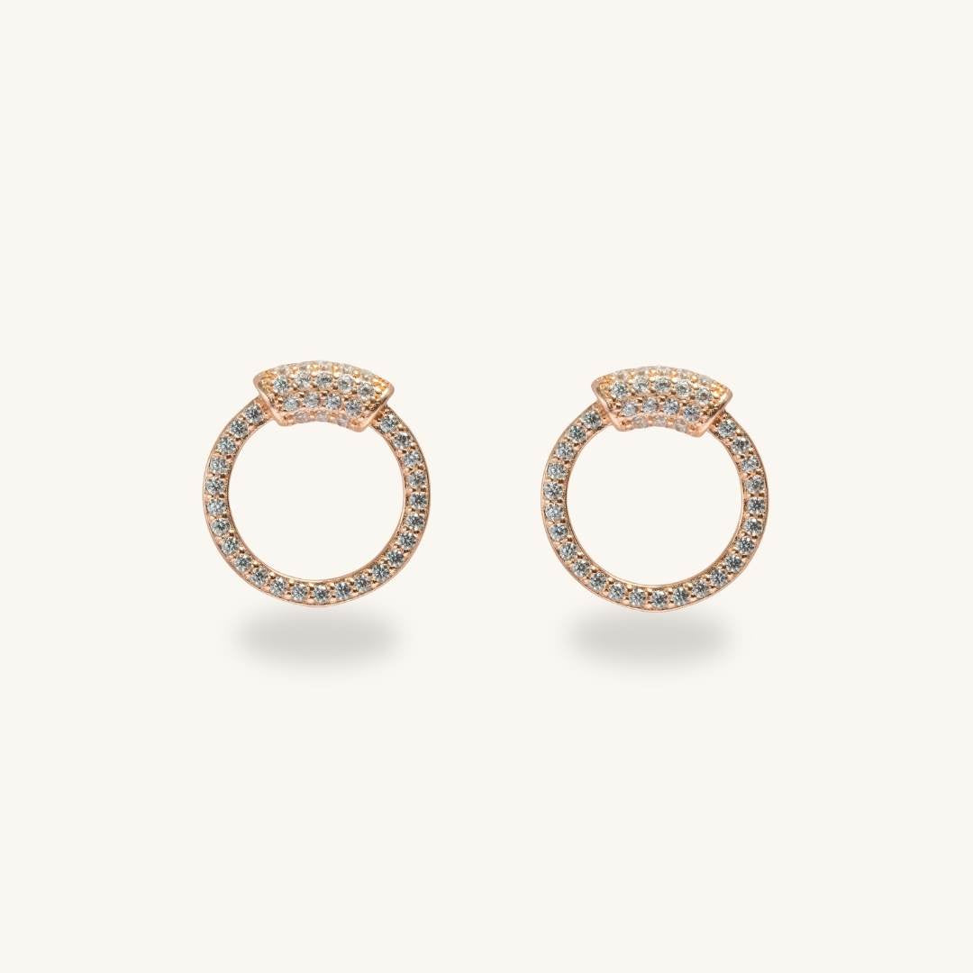 Circle Stone Stud