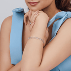 Connected link Bracelets
