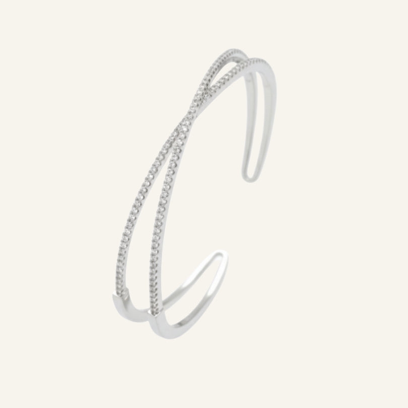Crossover Cuff Bracelet