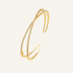 Crossover Cuff Bracelet