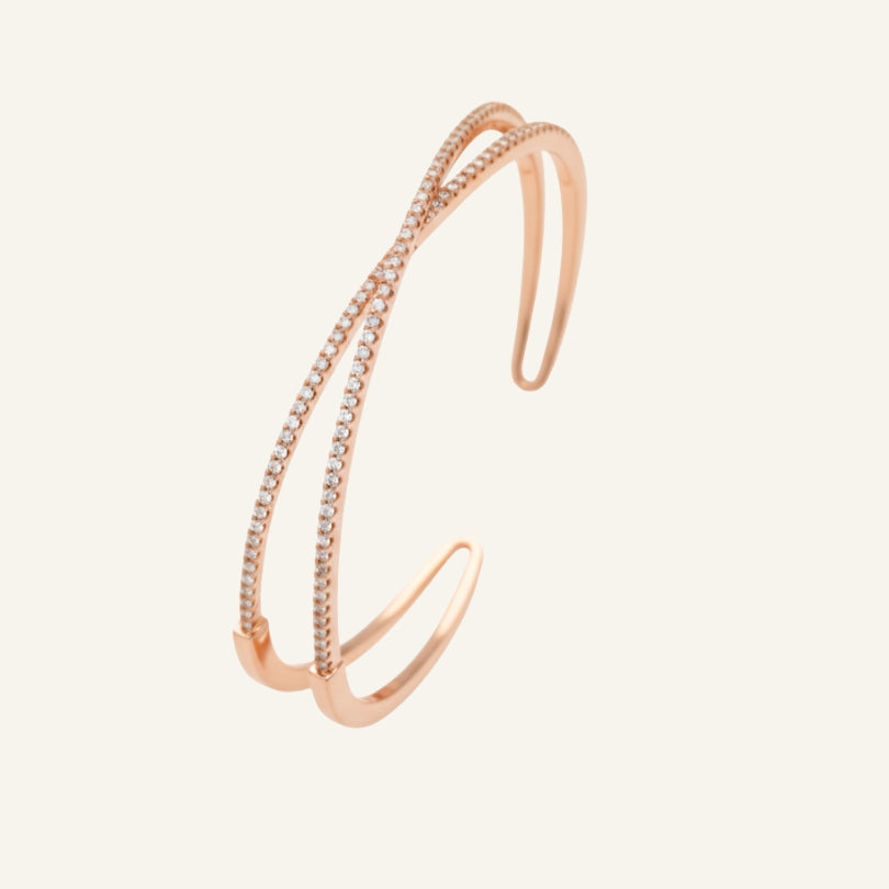 Crossover Cuff Bracelet