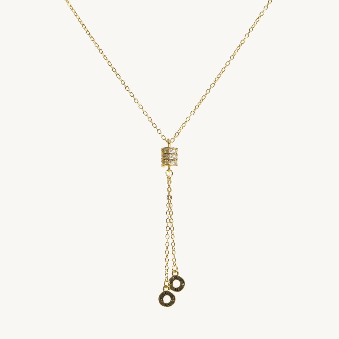Cylindrical Drop Necklace
