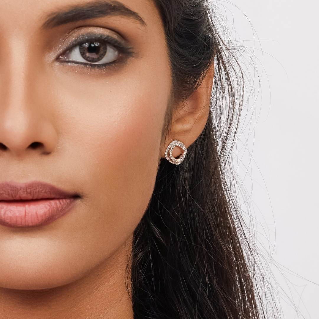 Double Square Earring