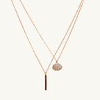 Double Layer minimal  Necklace