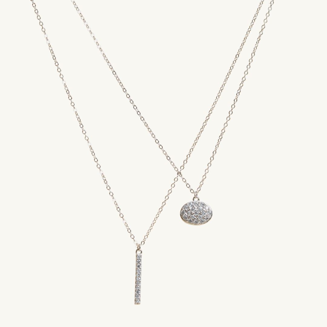 Double Layer minimal  Necklace