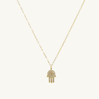 Hamsa Charm Necklace