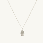 Hamsa Charm Necklace
