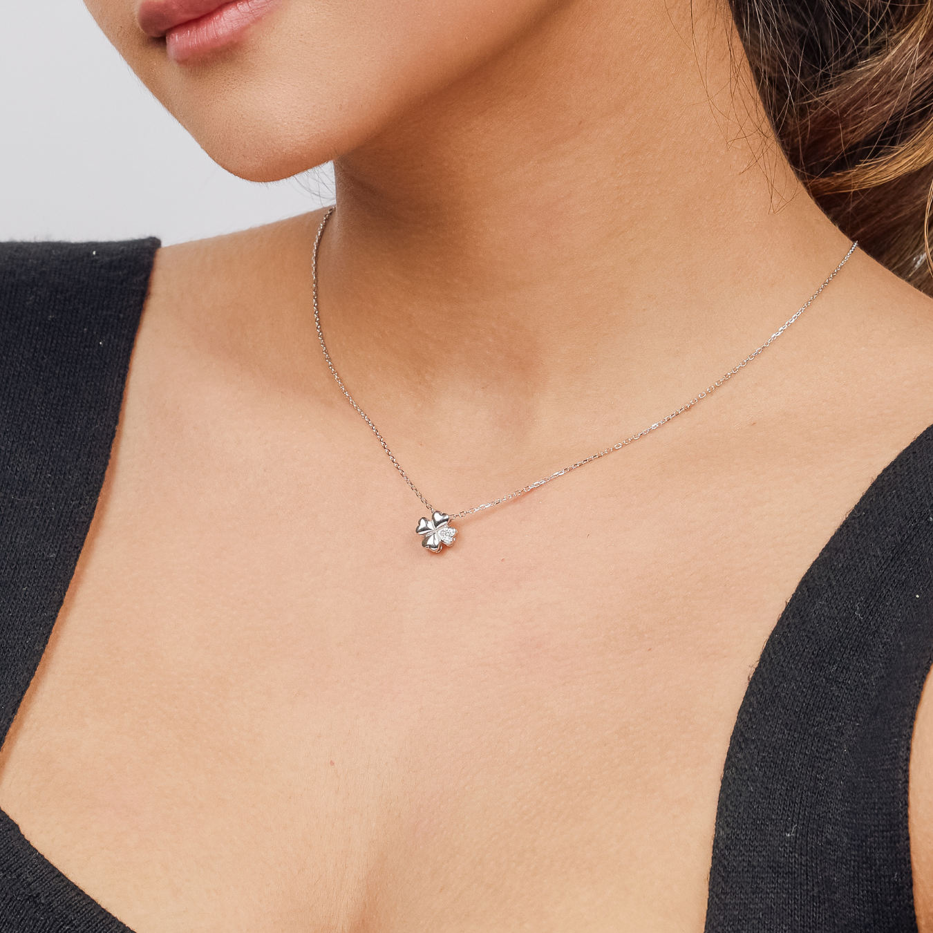 Heart Clover Necklace