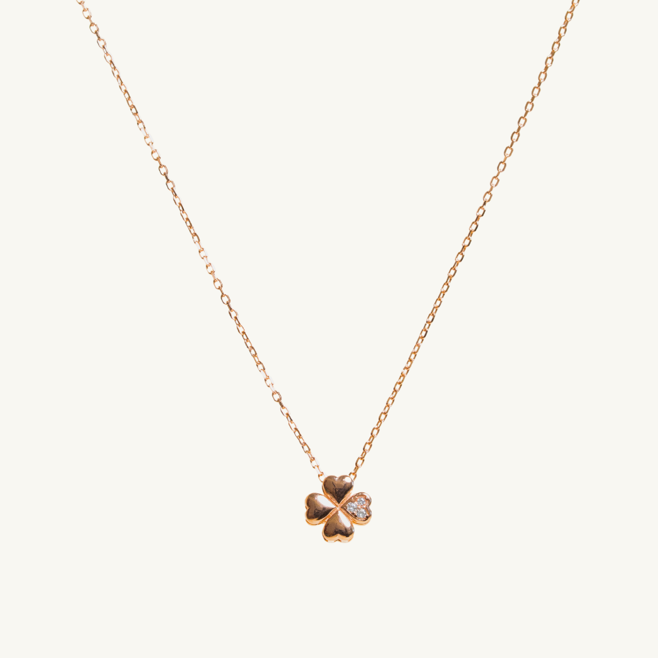 Heart Clover Necklace