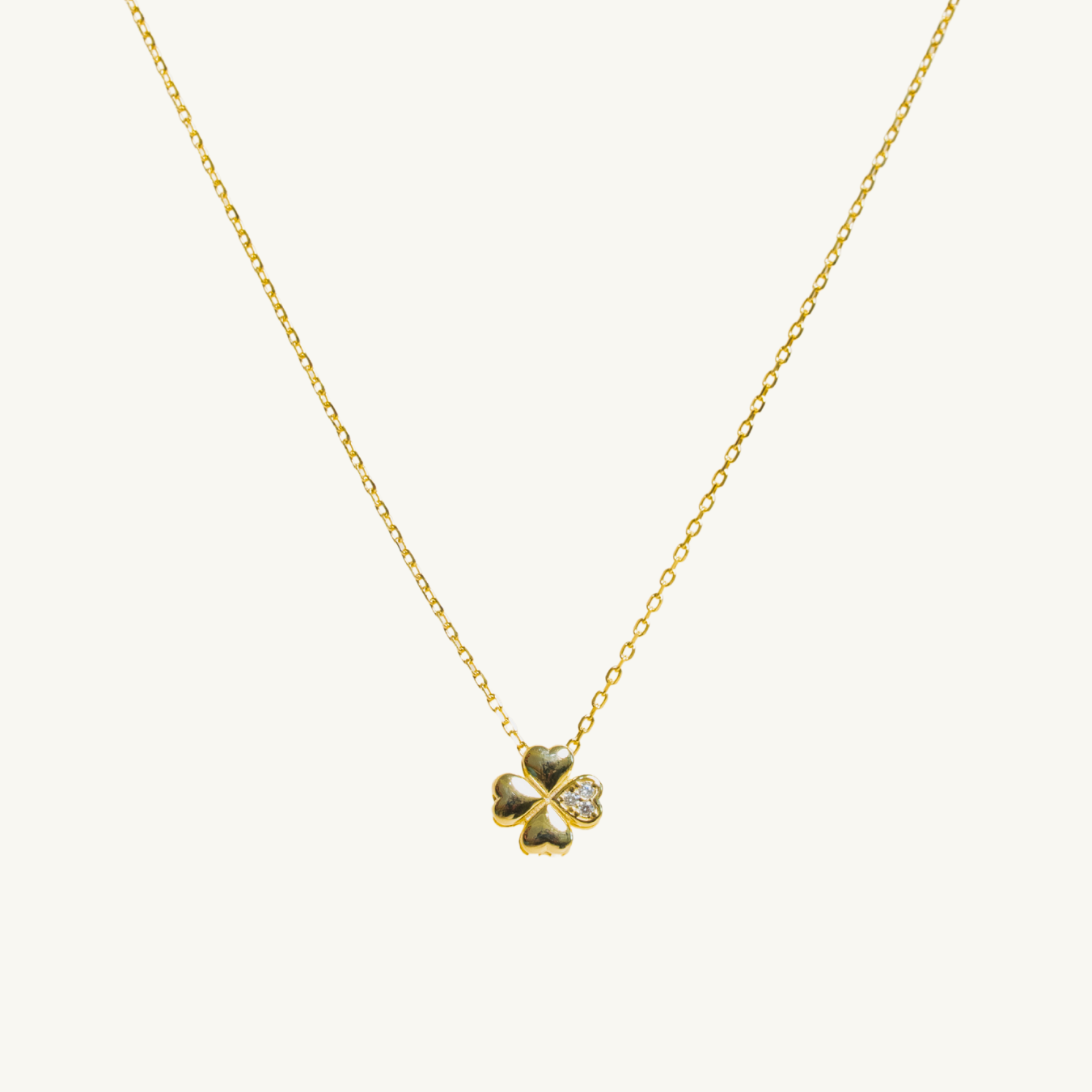 Heart Clover Necklace