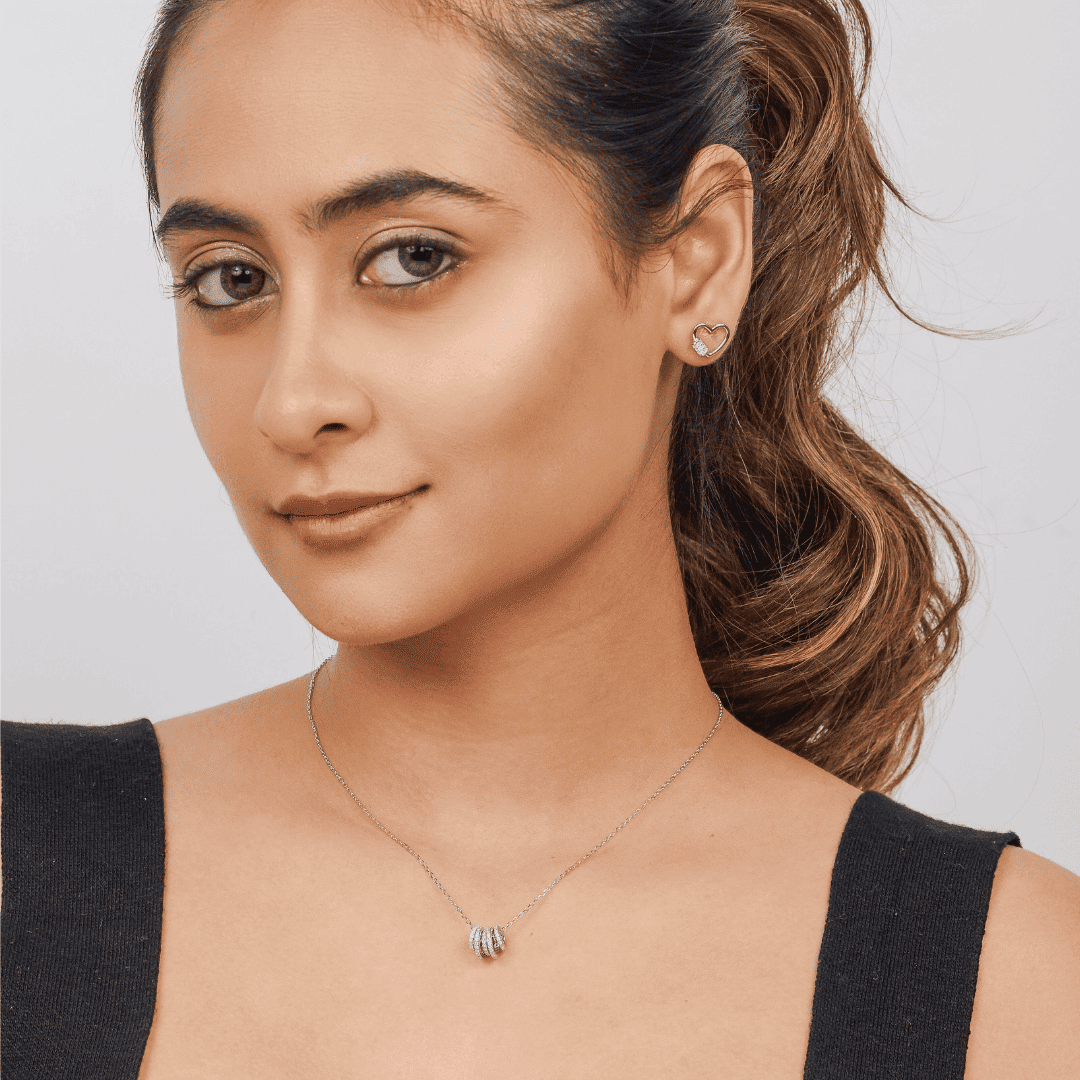 Intertwined Ring Necklace