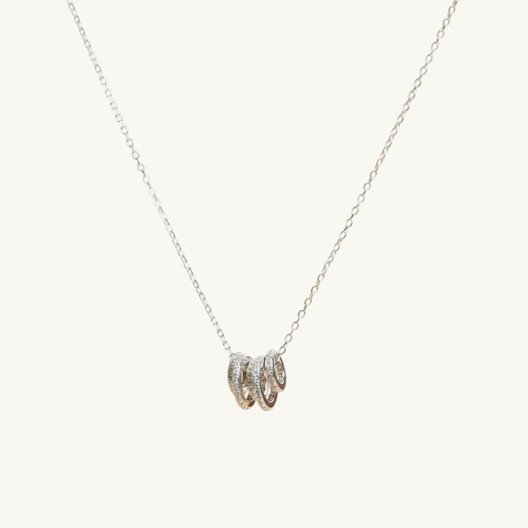 Intertwined Ring Necklace