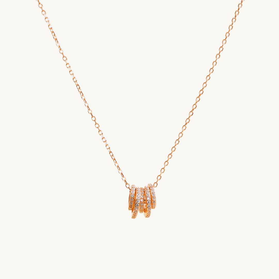 Intertwined Ring Necklace