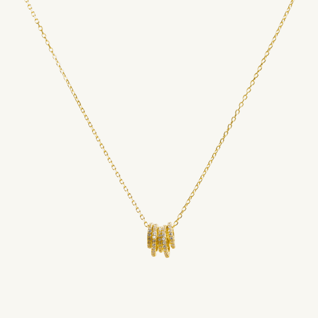 Intertwined Ring Necklace