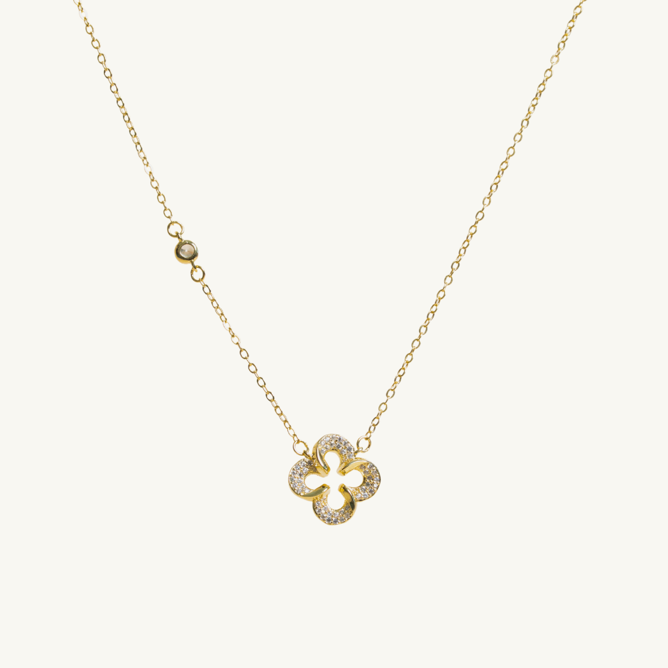 Lucky Clover Charm Necklace