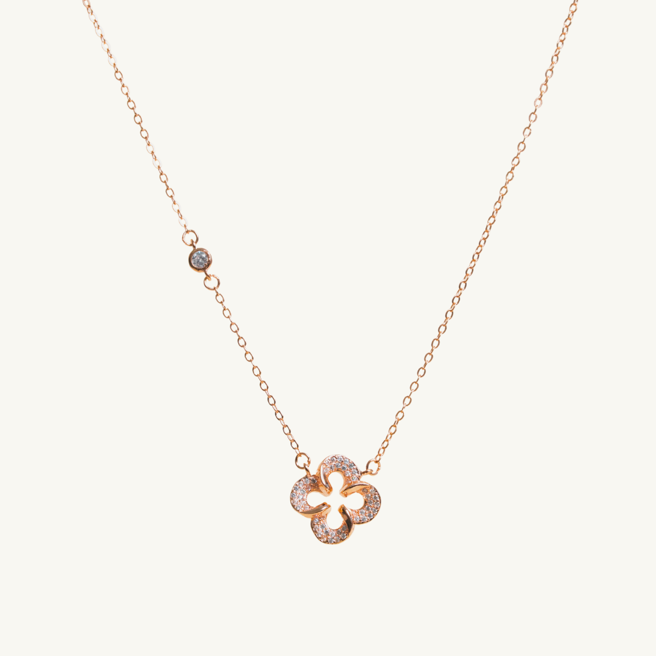 Lucky Clover Charm Necklace