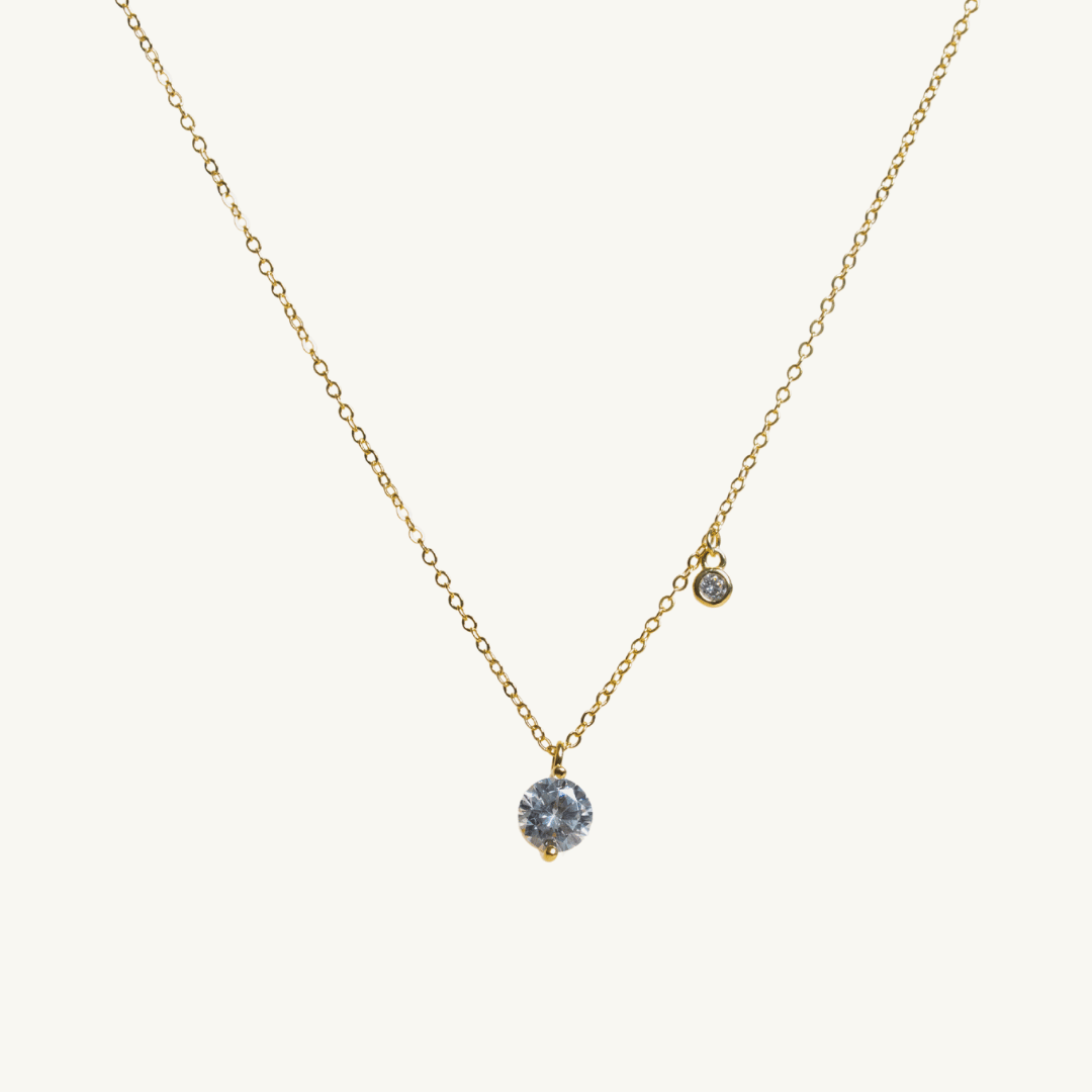 Minimal stone Necklace