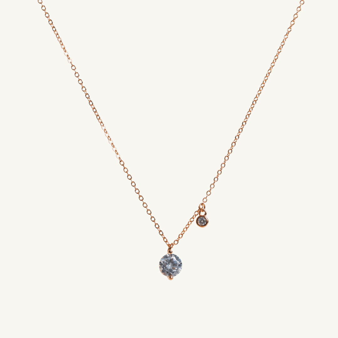 Minimal stone Necklace