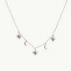 Moon & Stars Constellation Necklace