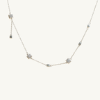 Multi Cubic Stone Necklace