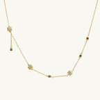 Multi Cubic Stone Necklace