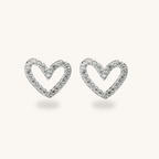 Open Heart Earring