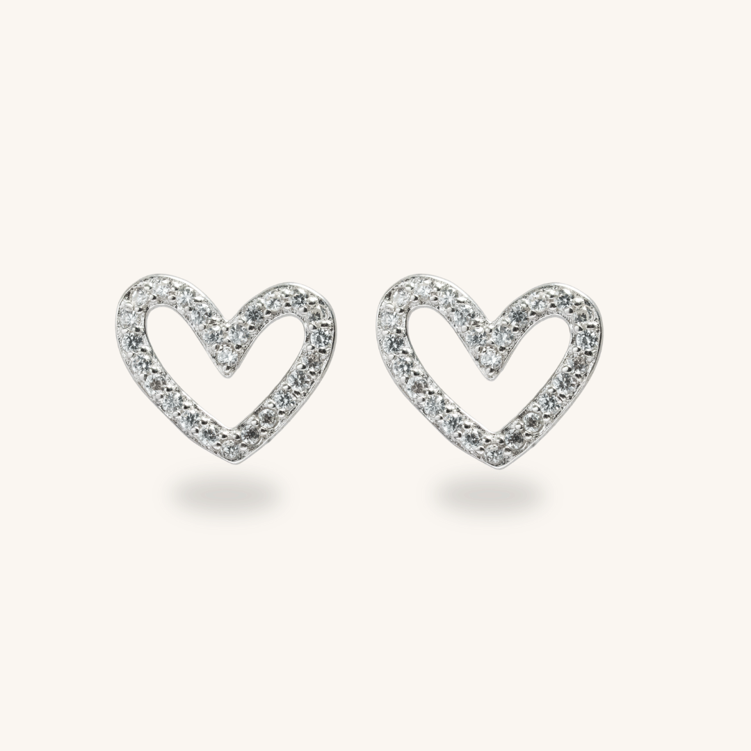 Open Heart Earring
