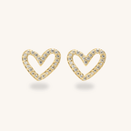 Open Heart Earring