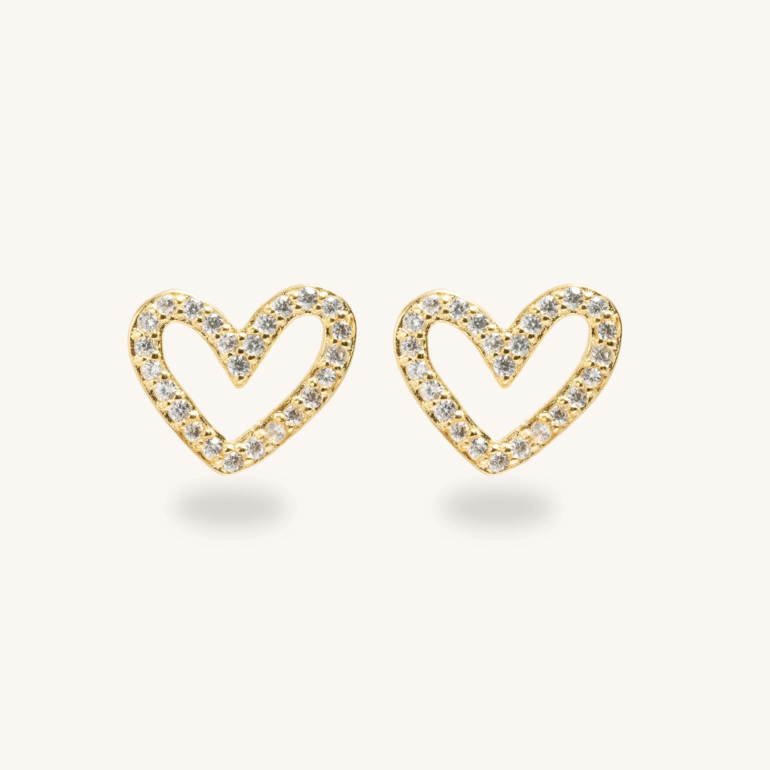 Open Heart Earring