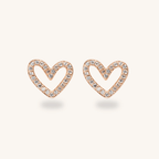 Open Heart Earring