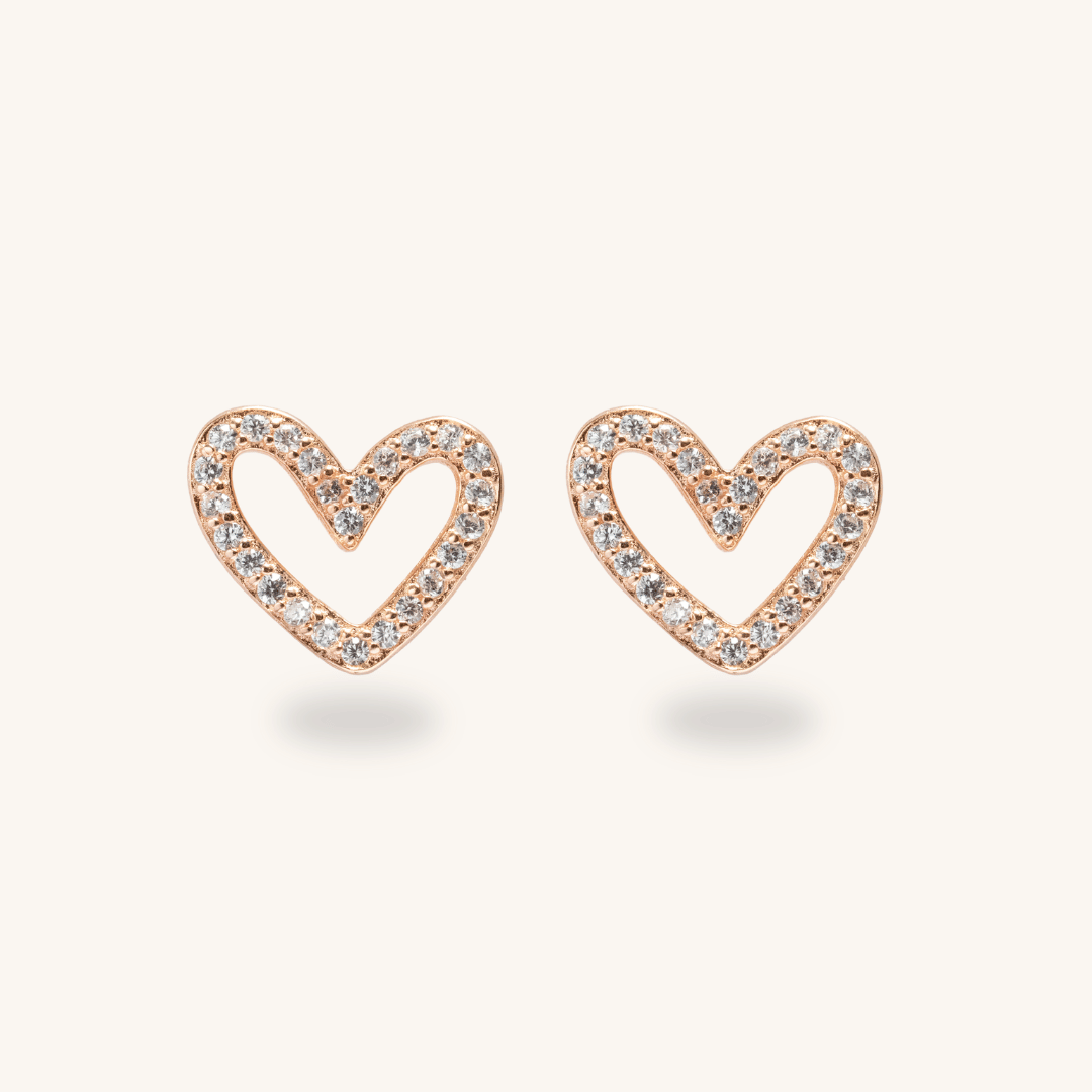 Open Heart Earring